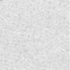 Toho seed beads 8/0 round Transparent Crystal - TR-08-1